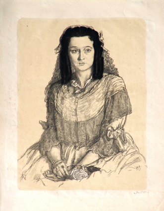 Портрет Гиацинтовой кисти М. С. Родионова (1947)